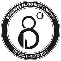 8 Degrees Plato Beer Company - Detroit logo