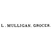 L. Mulligan. Grocer. logo